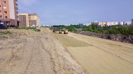 В Пензе строят новую дорогу длиной более километра