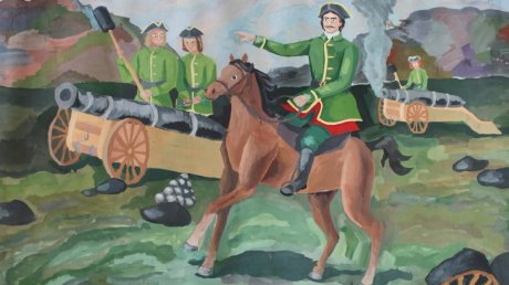 В Пензе юные художники изобразили на холстах Петра Великого