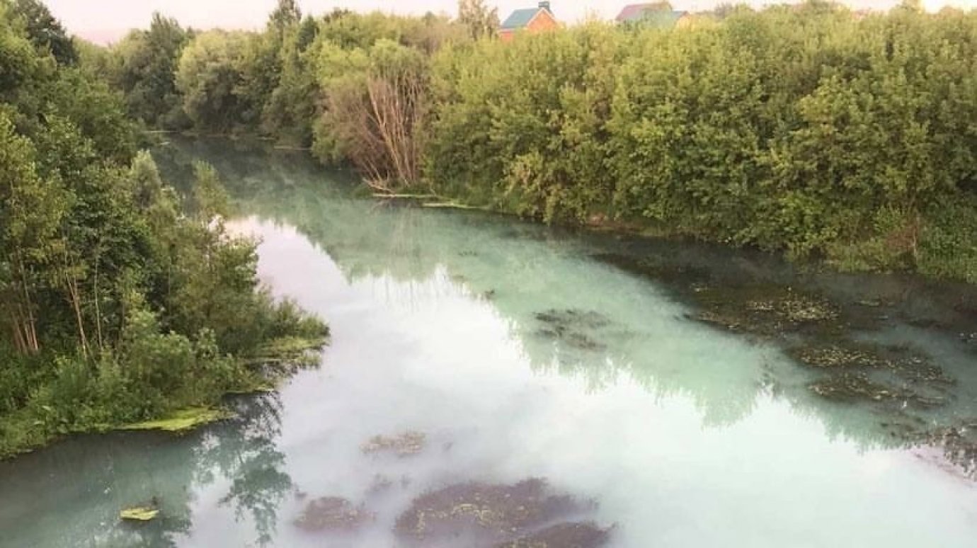 В Пензе выявили выпуск сточных вод в реку