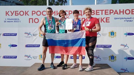 Пензенцы взяли золото на Кубке России по легкой атлетике среди ветеранов