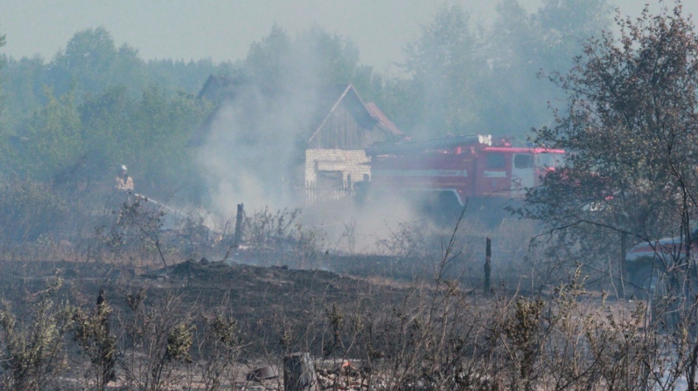 В Пензенской области участились случаи ландшафтных пожаров