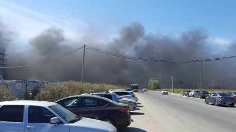 В Пензенском районе случился пожар на стройплощадке