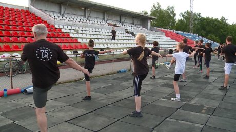 Новый сезон ансамбль «Вензеля» начал со спортивной подготовки