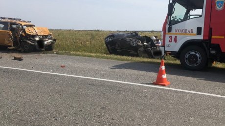 В Пензенской области в ДТП пострадали двое детей