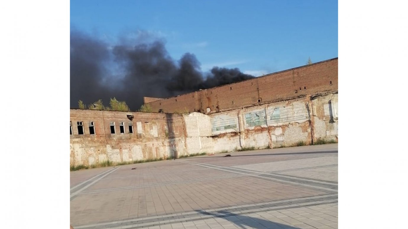 На заводе «Красный гигант» в Никольске случился пожар