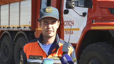 Пензенские пожарные вернулись из Нижегородской области