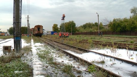 В Пензе отработали порядок действий при ЧП на железной дороге