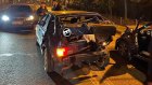 В аварии на улице Злобина разворотило два автомобиля