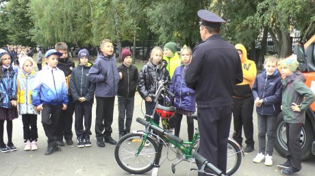В Пензе для школьников устроили день безопасности дорожного движения
