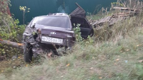 В ДТП на выезде из Пензы пострадал водитель «Приоры»