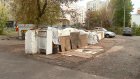 На улице Чаадаева местный житель устроил склад вторсырья