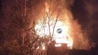 В Пензе пожар на улице Мусоргского тушили 25 человек