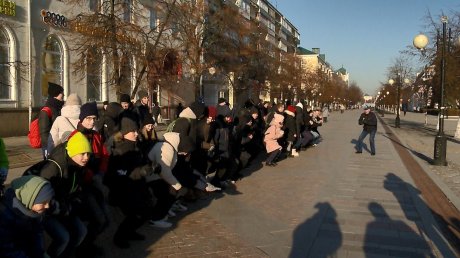 На площади Ленина открыли сезон зимних видов спорта