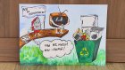 Пензенскую школьницу наградили за плакат о раздельном сборе мусора