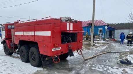 В селе Лопатино при пожаре погибли мужчина и женщина