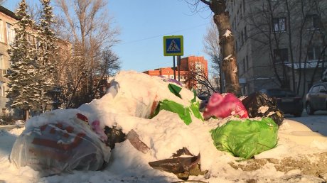 Пензенцы устроили свалку вдоль дороги на улице Краснова
