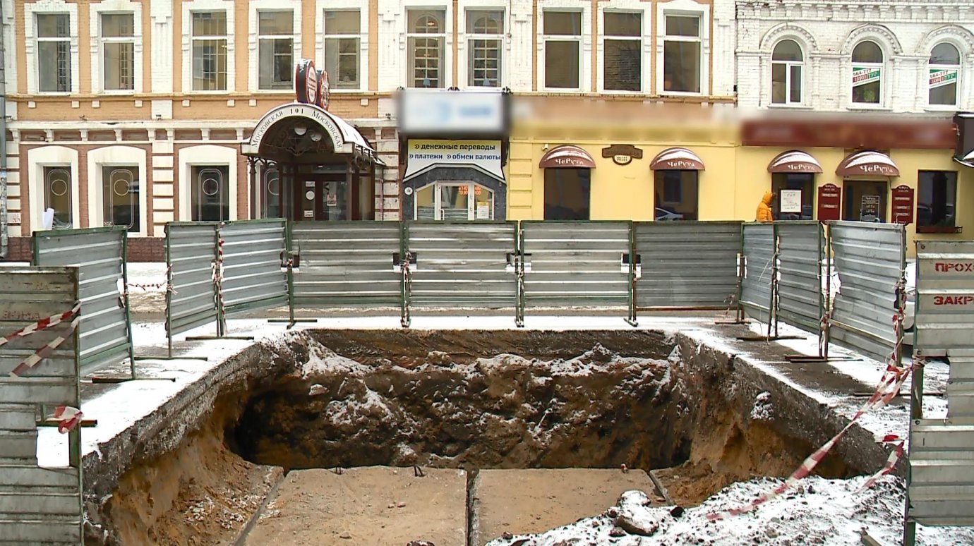 Пензенцам рассказали, когда устранят последствия раскопок на Московской