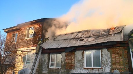 Названа возможная причина пожара на улице Хользунова