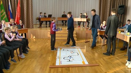 Пензенские школьники приняли участие в сражении роботов