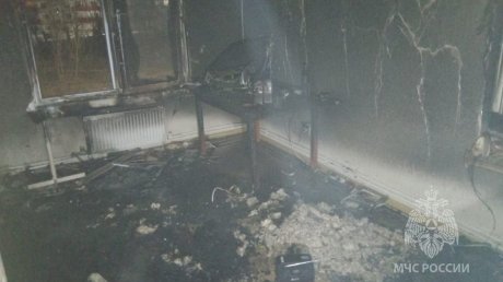 В Сурске в многоэтажке случился пожар, есть пострадавший