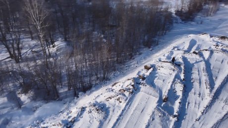 Огромную свалку в Арбековском лесу сняли на квадрокоптер