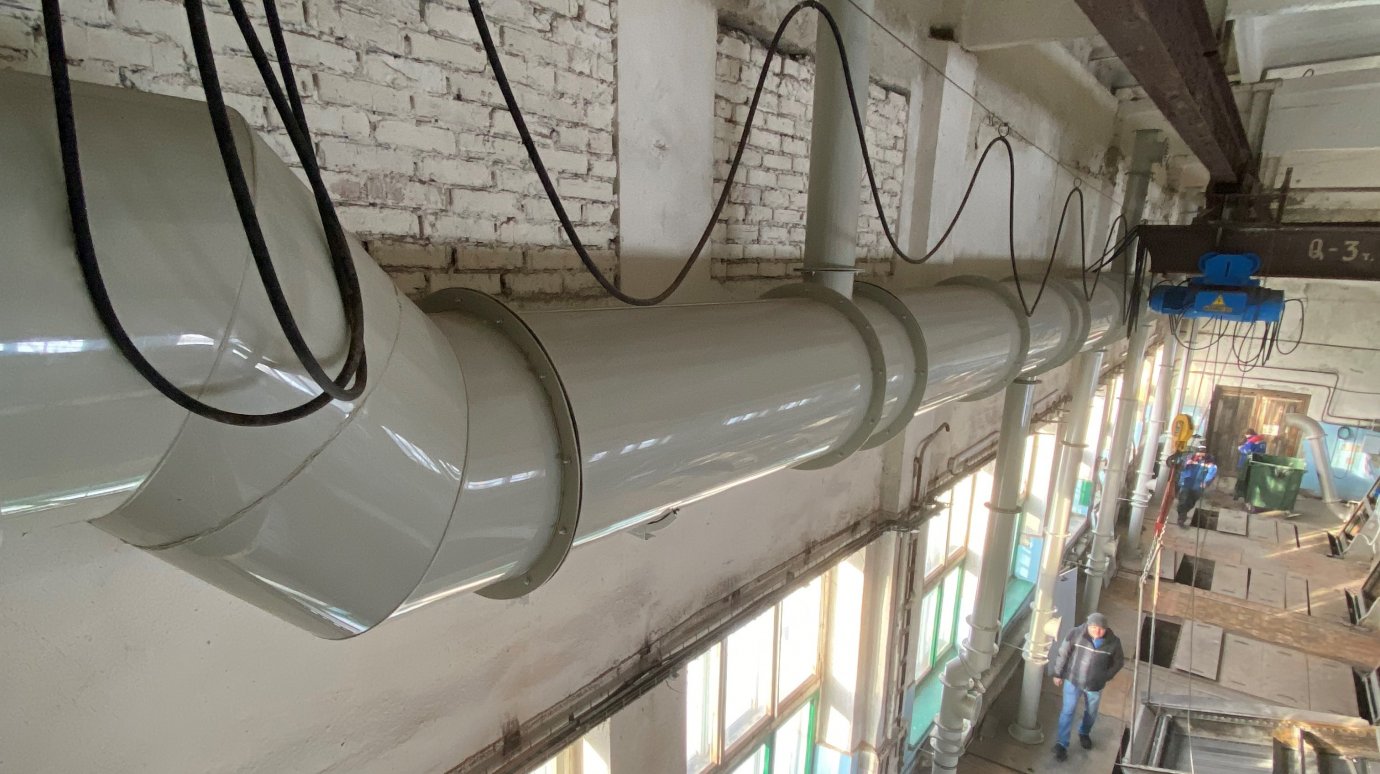 На очистных сооружениях в Пензе установили новую систему вентиляции