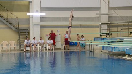 Пензенский этап соревнований по  прыжкам в воду закончился