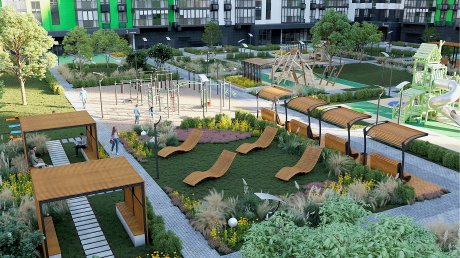 В Спутнике стартовали продажи в новом доме ЖК «Радужные дворы»