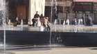 В Пензе дети залезли в фонтан в первый день его работы
