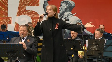 В Пензе устроили традиционный парад оркестров