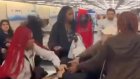 Массовая драка мужчин и женщин возле багажной ленты в аэропорту попала на видео