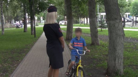 Юным пензенцам рассказали об опасности велосипеда