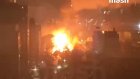 Момент мощного взрыва возле штаба ЮВО в Ростове-на-Дону сняли на видео