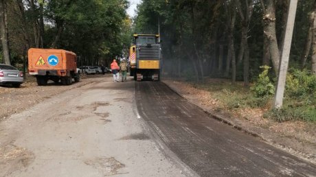 В Пензе ремонтируют дорогу на смотровую площадку