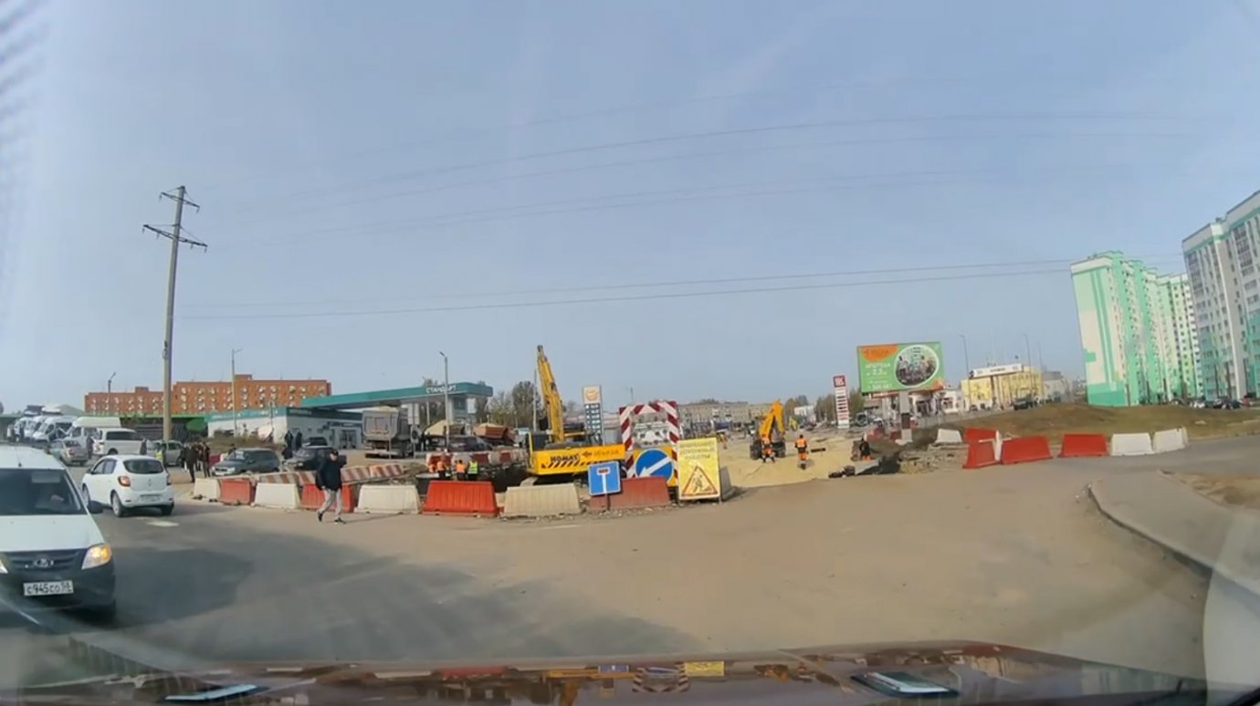 Водители опасаются, что улицу Ново-Терновскую не откроют в срок