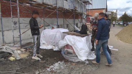 В Пензе на стройке нашли иностранцев без разрешений на работу