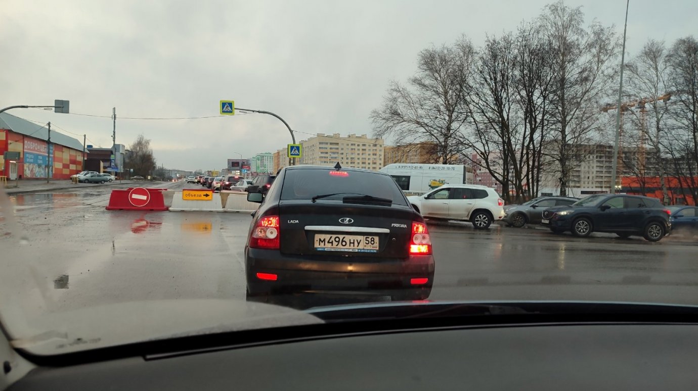 Терновский апокалипсис: водители застряли в пробке на окраине Пензы