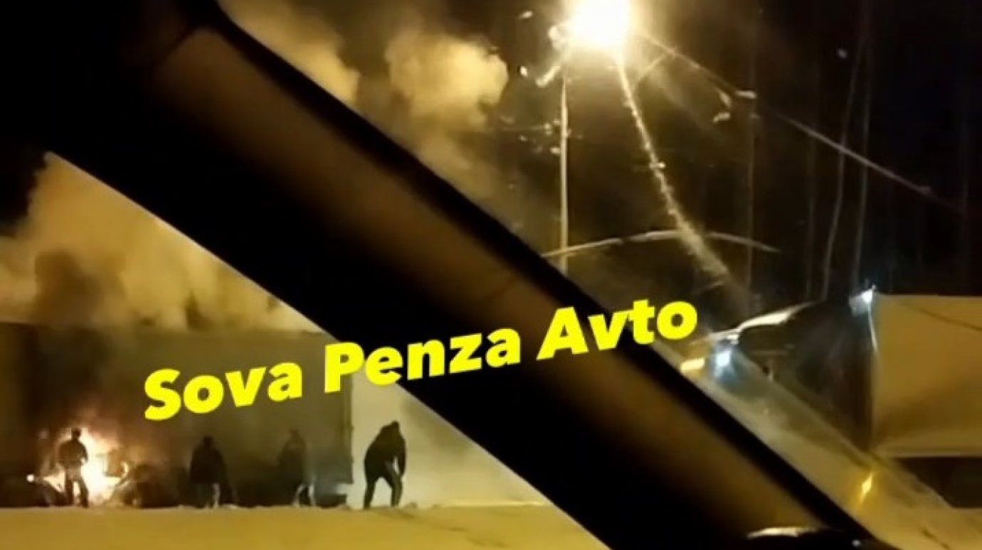 В Городищенском районе загорелся большегрузный автомобиль