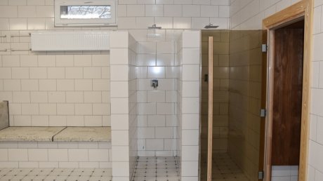 В Ахунах закончился ремонт муниципальной бани