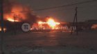 В Пензе на улице Бийской случился крупный пожар