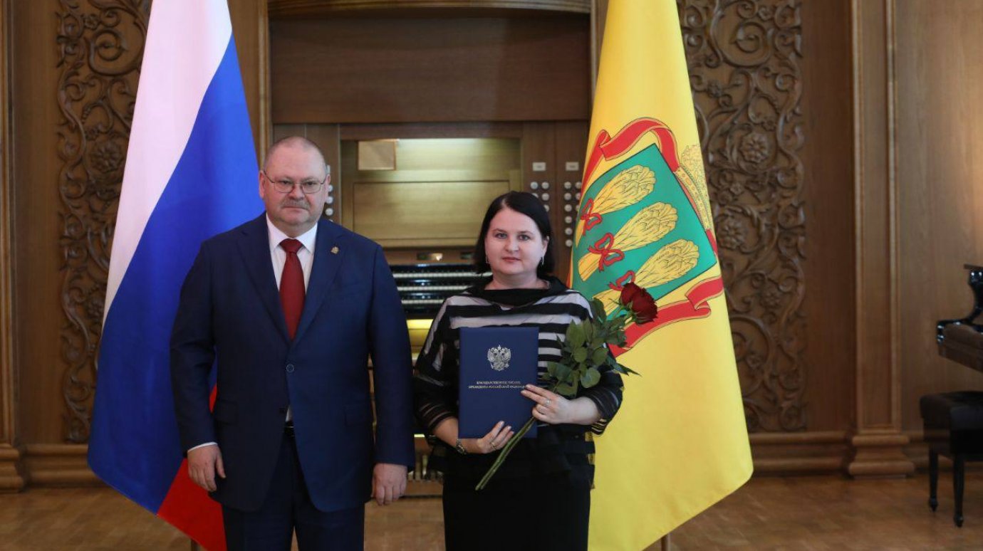 Президент наградил Ольгу Чистякову за общественную деятельность