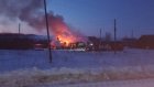 В Колышлейском районе при пожаре пострадал мужчина