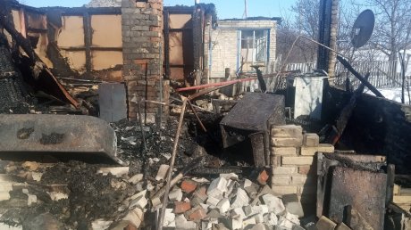 В Колышлейском районе при пожаре пострадал мужчина