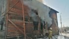 В Пензе рядом со школой на улице Галетной сгорел дом