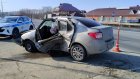 Под Кузнецком столкнулись Renault и Toyota, три человека пострадали