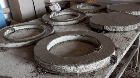 Горводоканал изготавливает новые кольца для ремонта колодцев