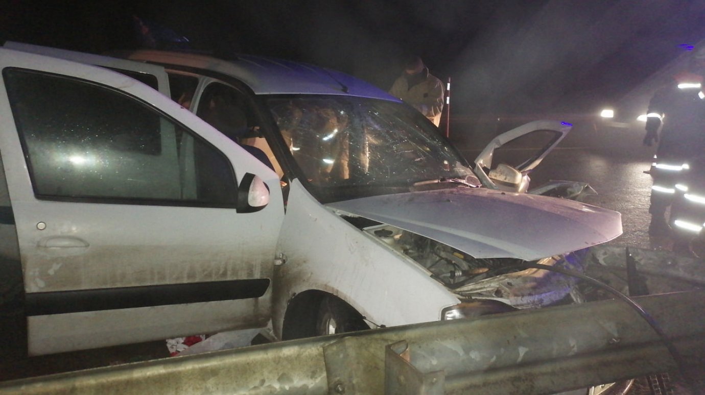 На трассе М-5 под Пензой погиб водитель «Лады-Ларгус»