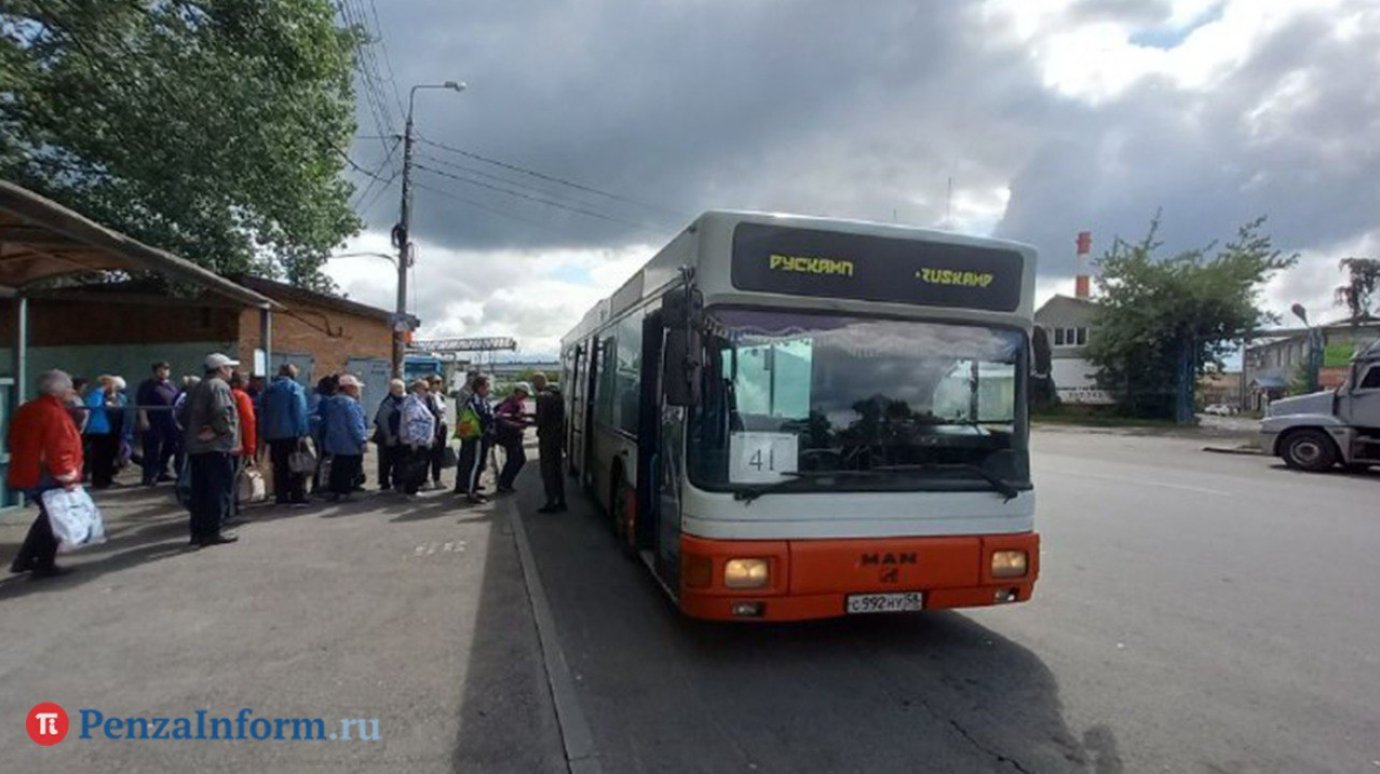 В Пензе дачников будут возить 27 автобусов по 19 маршрутам