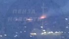 Крупный пожар в Лебедевке сняли с борта самолета