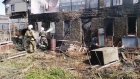 В Пензе огонь уничтожил надворные постройки и гараж